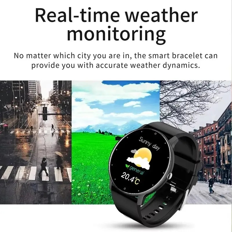 LIGE 2024 New Men Smart Watch Real-time Activity Tracker