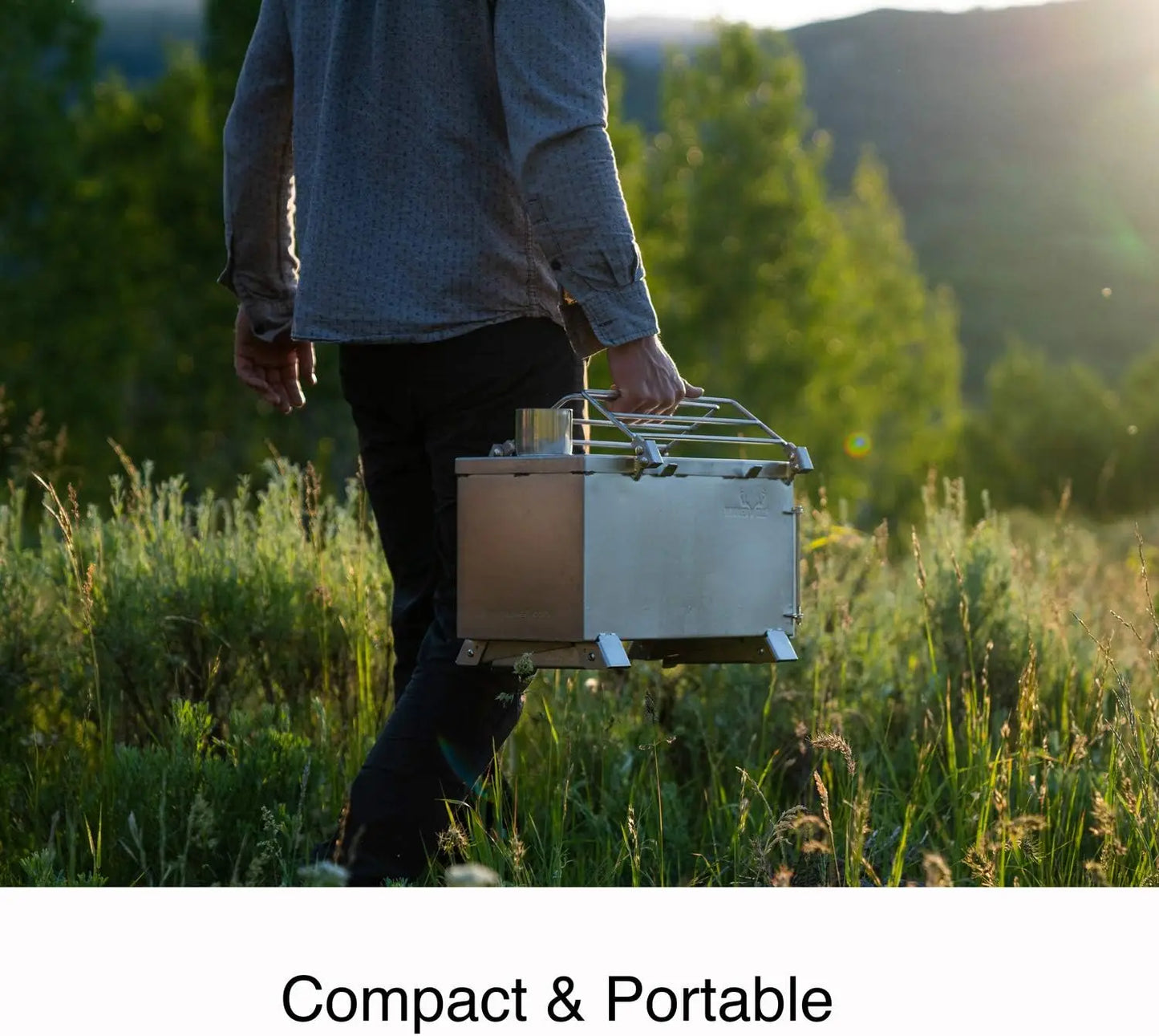 Nomad Medium Tent Stove | Tiny Portable Wood Burning Stove
