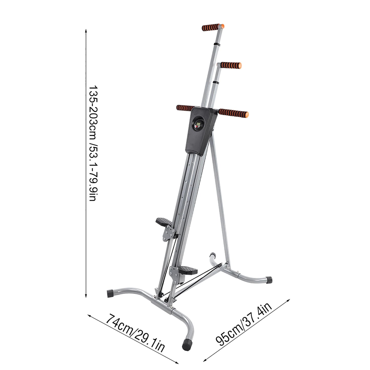 Steel Frame Heavy Duty Vertical Climber Fitness Cardio Stepper