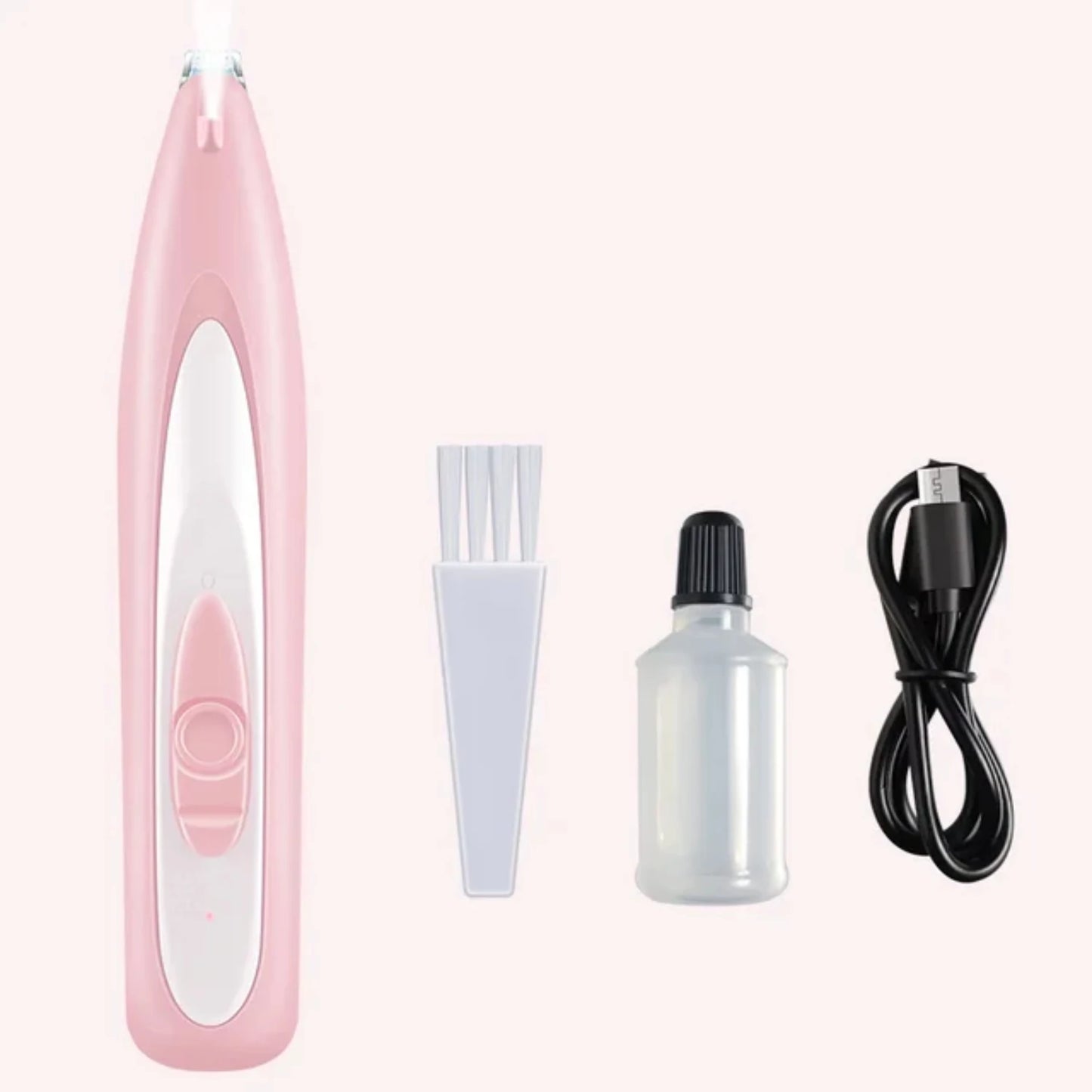 Pet Dog Groomer Trimmer with LED Grooming Lamp USB Charging