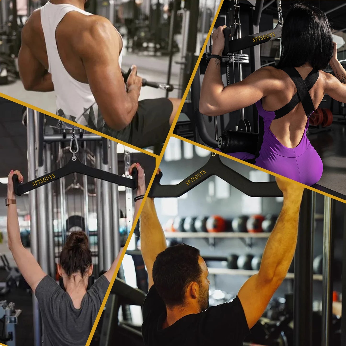 Home Gym Fitness Lat Pull Down Bar LAT Pulldown Attachments