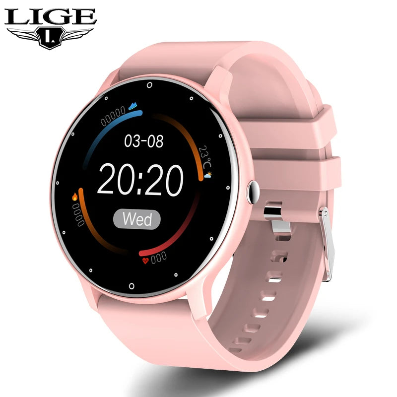 LIGE 2024 New Men Smart Watch Real-time Activity Tracker