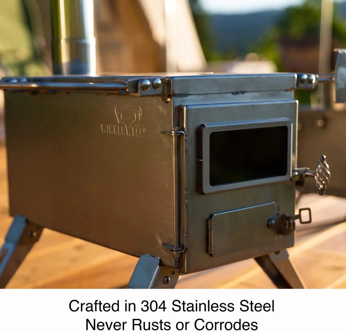 Nomad Medium Tent Stove | Tiny Portable Wood Burning Stove