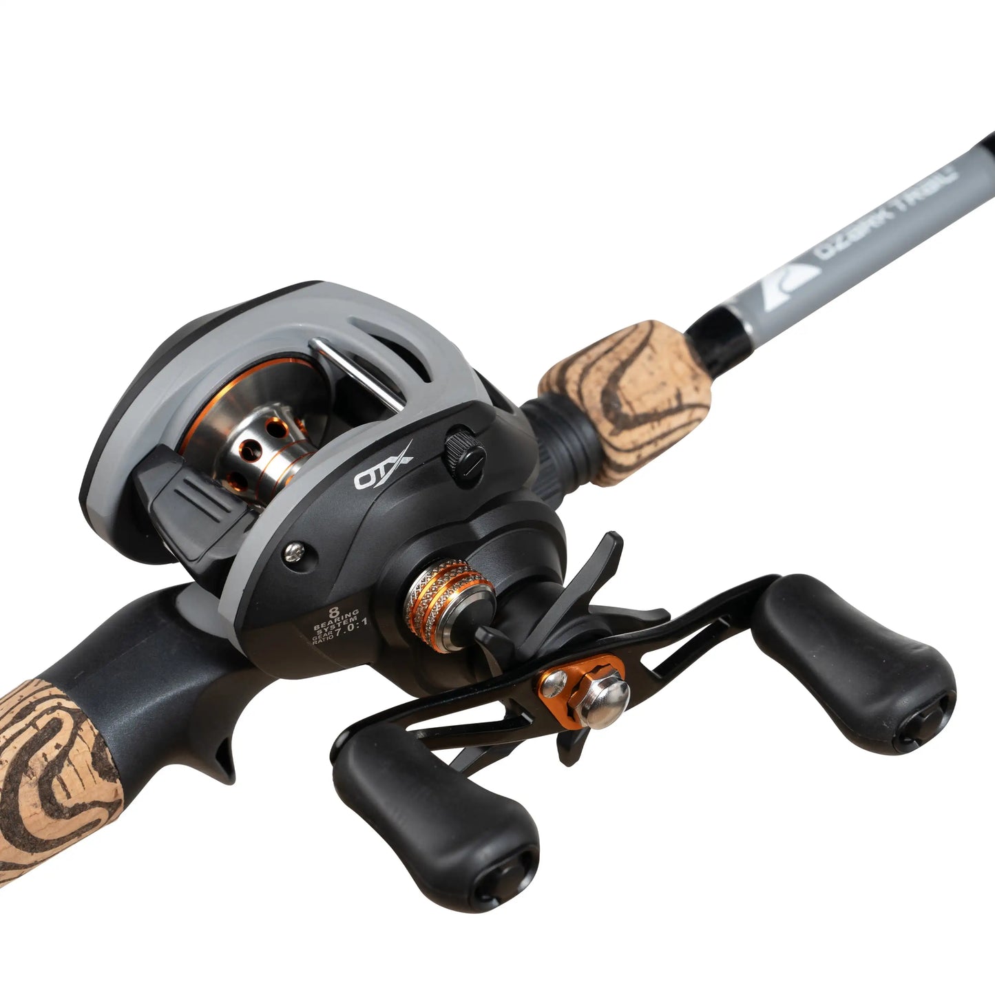 Otx Pro Baitcast Rod & Reel Fishing Combo, 6ft 8in