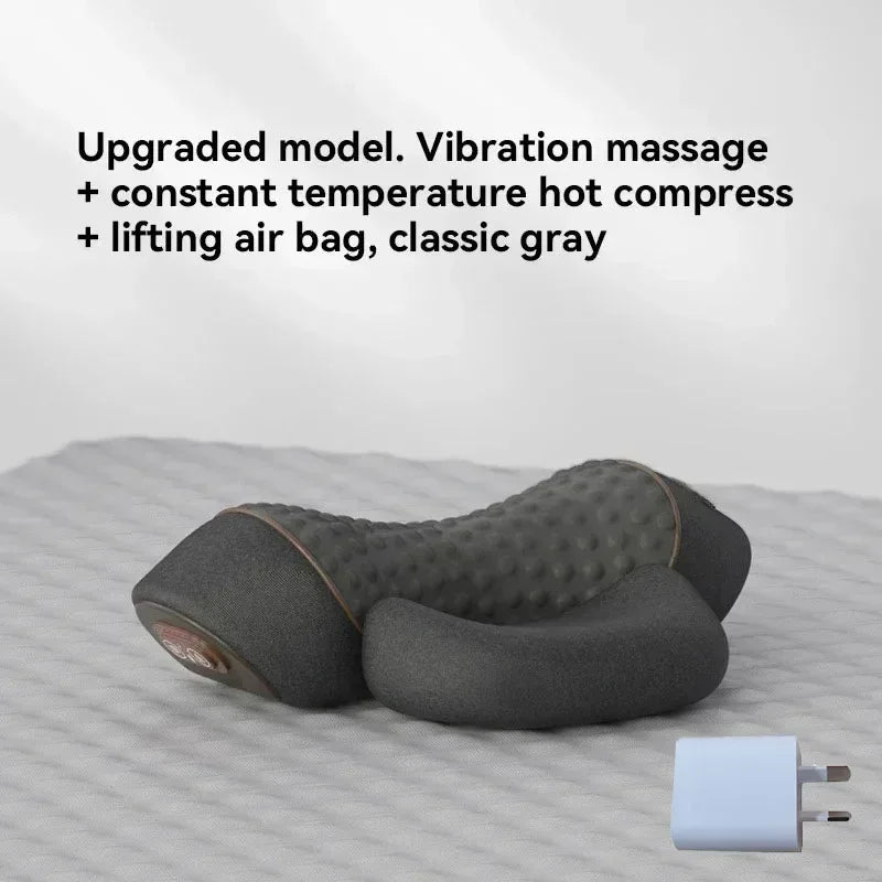 Okayso 3-in-1 Neck Massage Pillow with Heat and Memory Foam