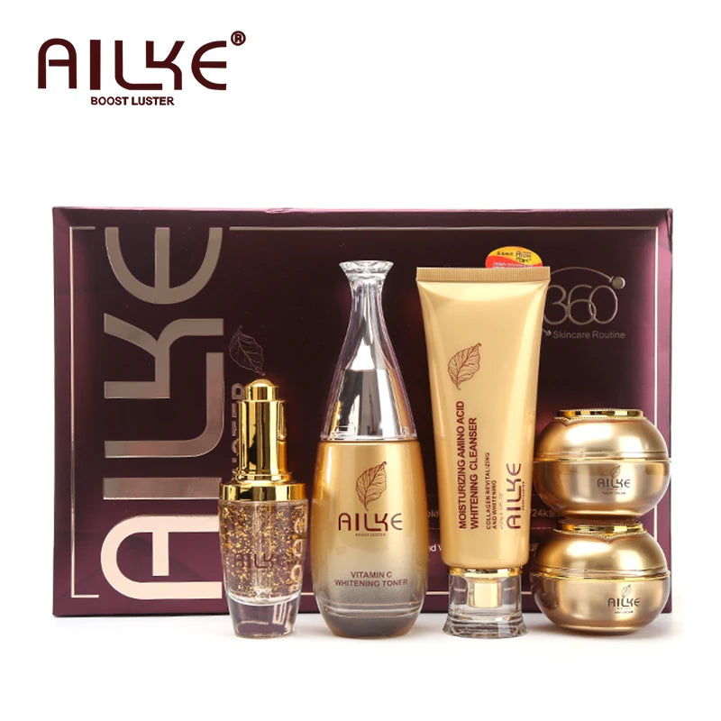 AILKE Cosmetics Facial Skin Care Sets Moisturizing Whitening