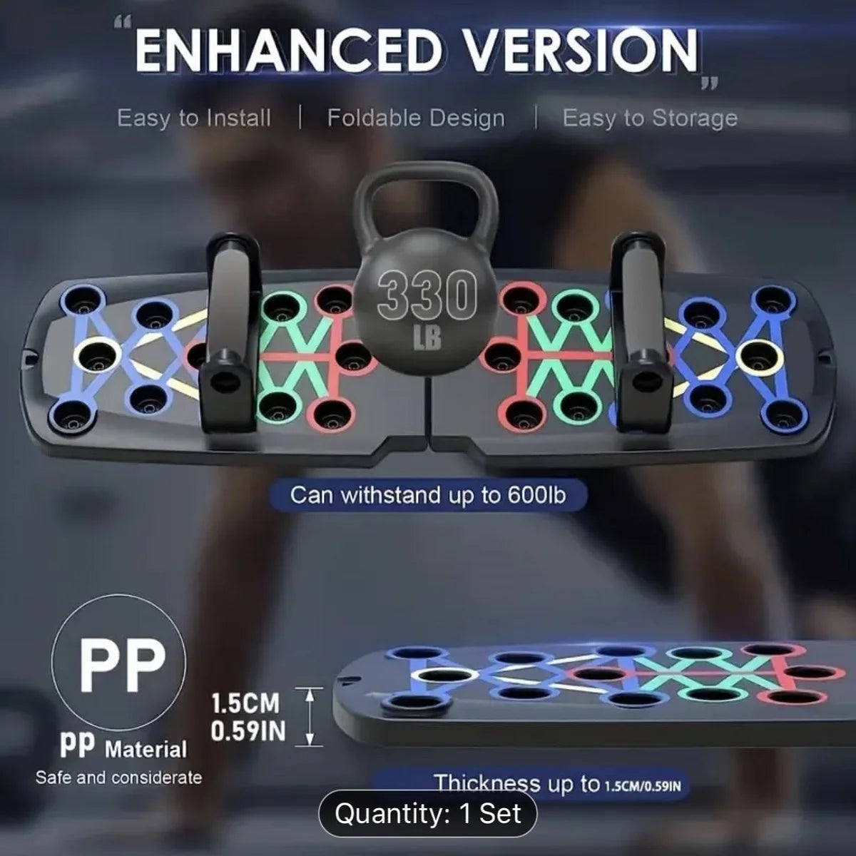 Solid Push Up Board Home Workout Equipment Multi-Functional Pushup Stands