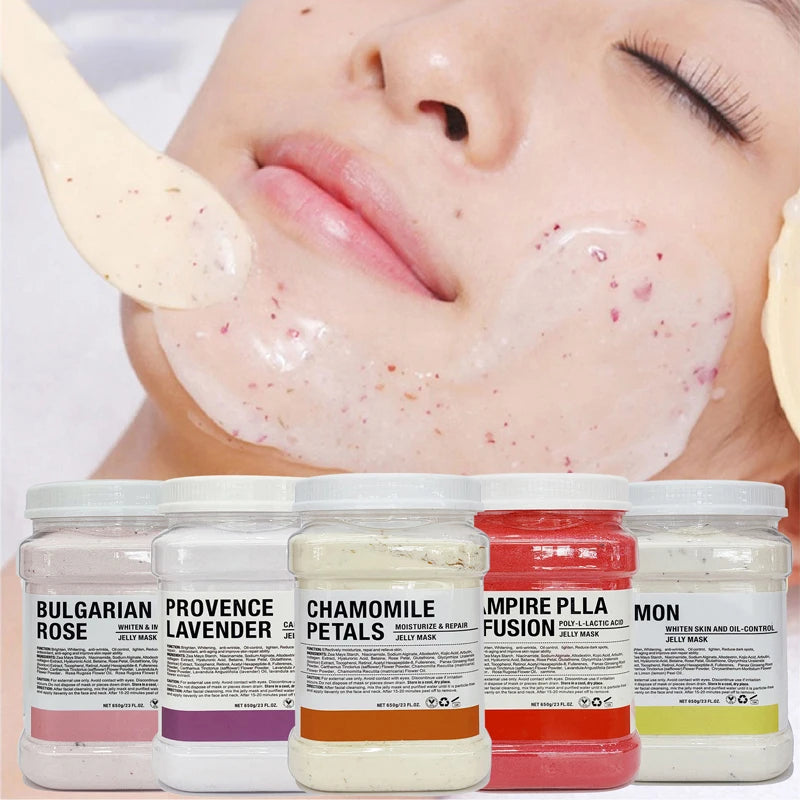 6PCS Jelly Mask Powder Wholesale 650G Professional Masks Beauty Salon Use