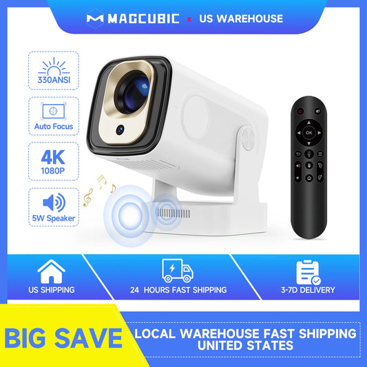 Magcubic HY310 Auto Focus Projector 1080P 4K Mini Outdoor