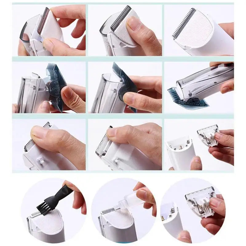 Dog Shaver Clipper 3-Speed Cordless Vacuum Pet Trimmer