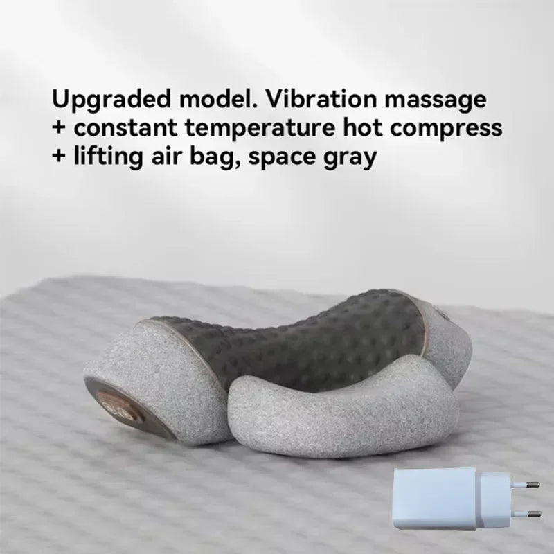 Okayso 3-in-1 Neck Massage Pillow with Heat and Memory Foam