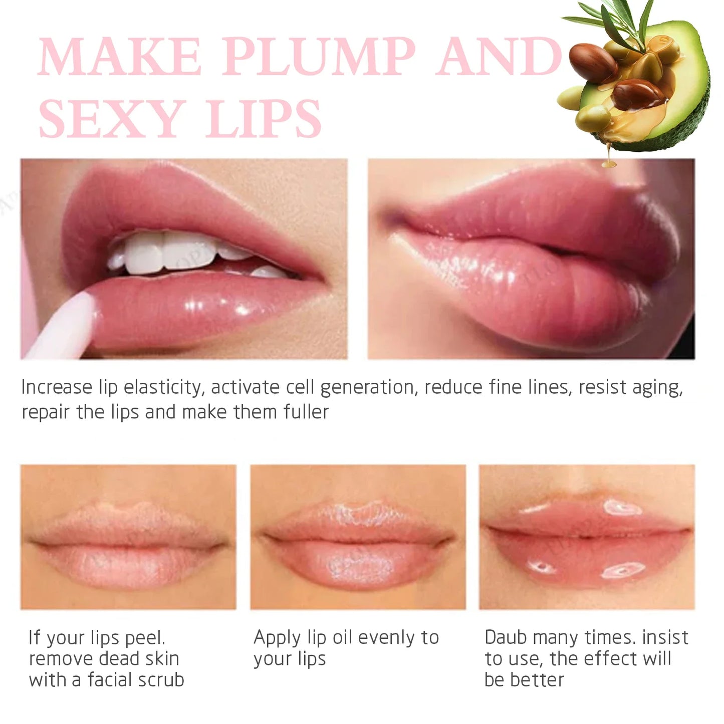 3PCS Bubble Lip Balm Reduces Lip Lines Remove Dead Skin Fade Lip Line Anti Cracked Moisturizing Lip Gloss Wholesale Set Makeup