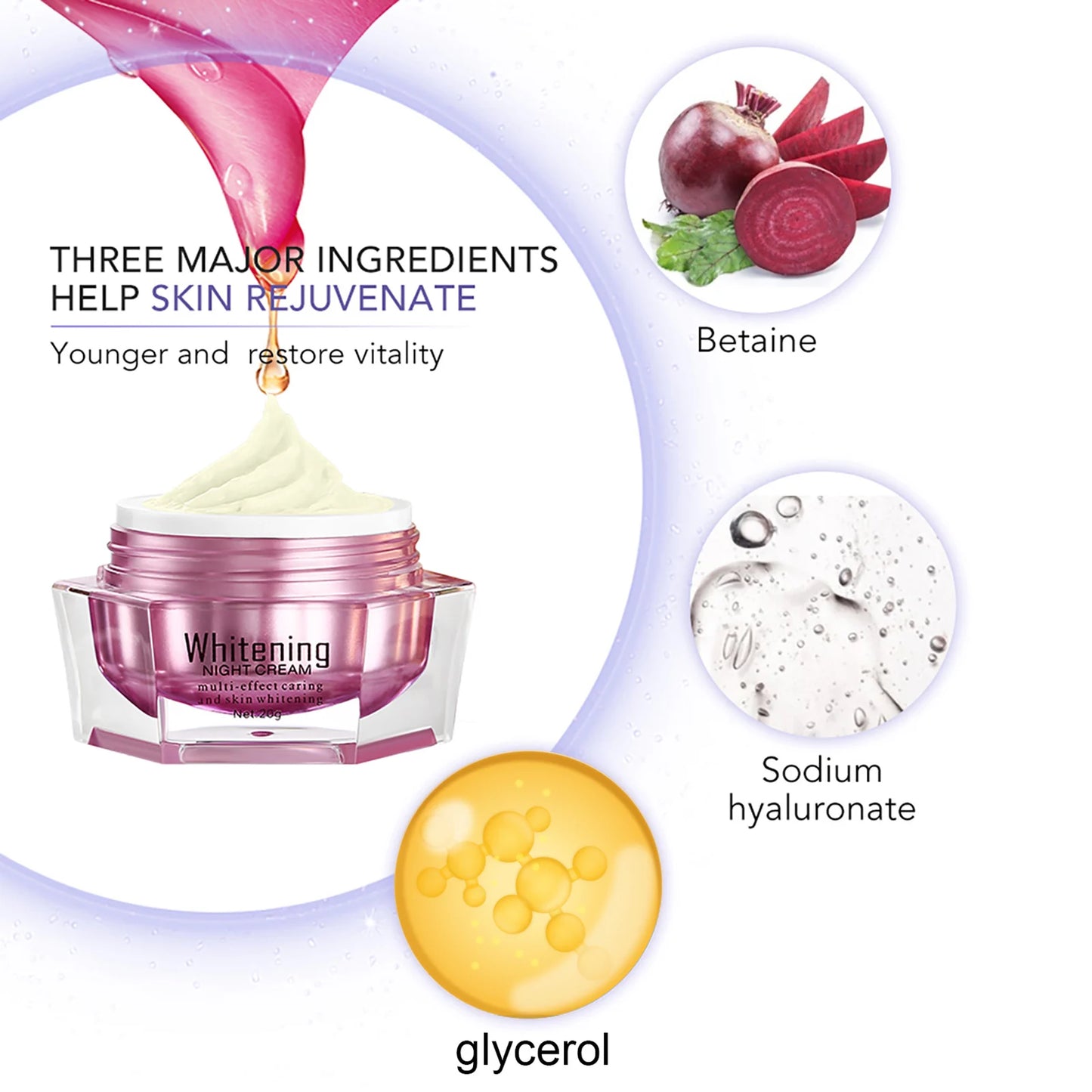 AILKE Face Cream With Hyaluron Whitening Moisturizing Care