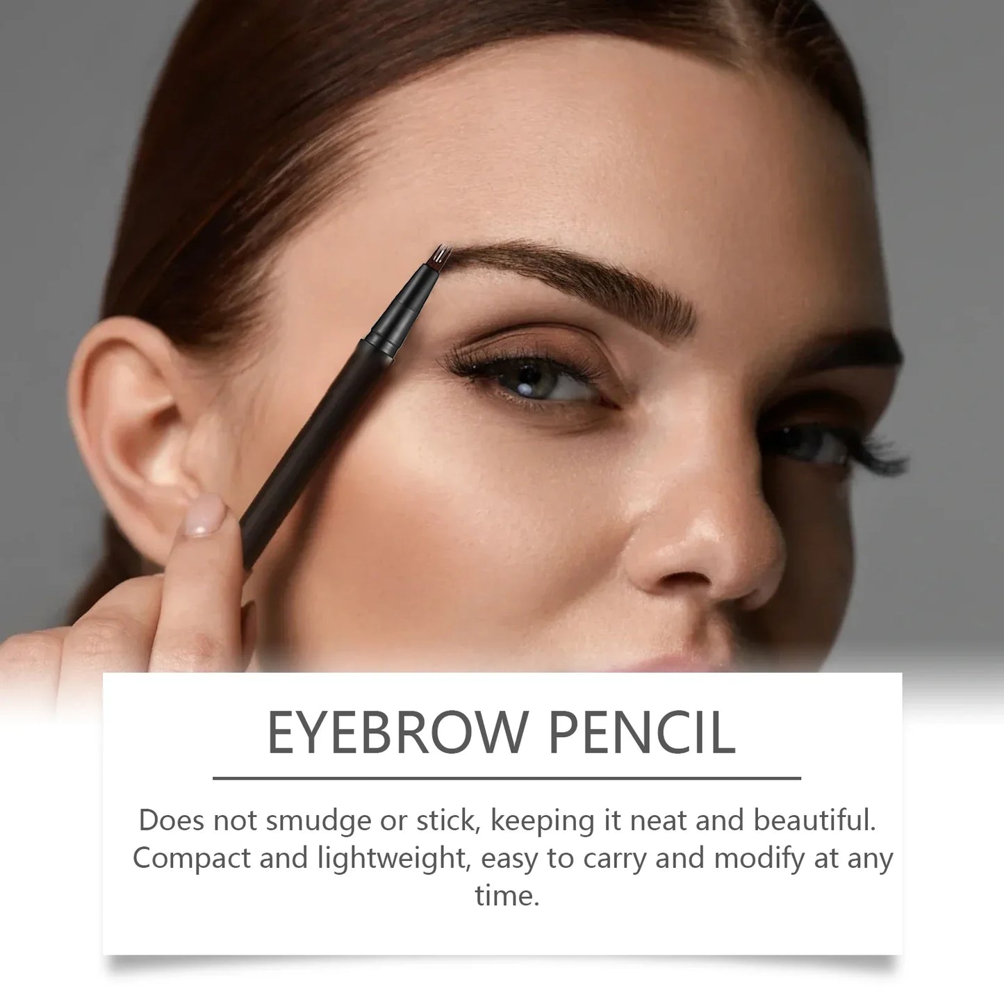 4 Forks Eyebrow Pencil Long Lasting Waterproof 3PCS Set