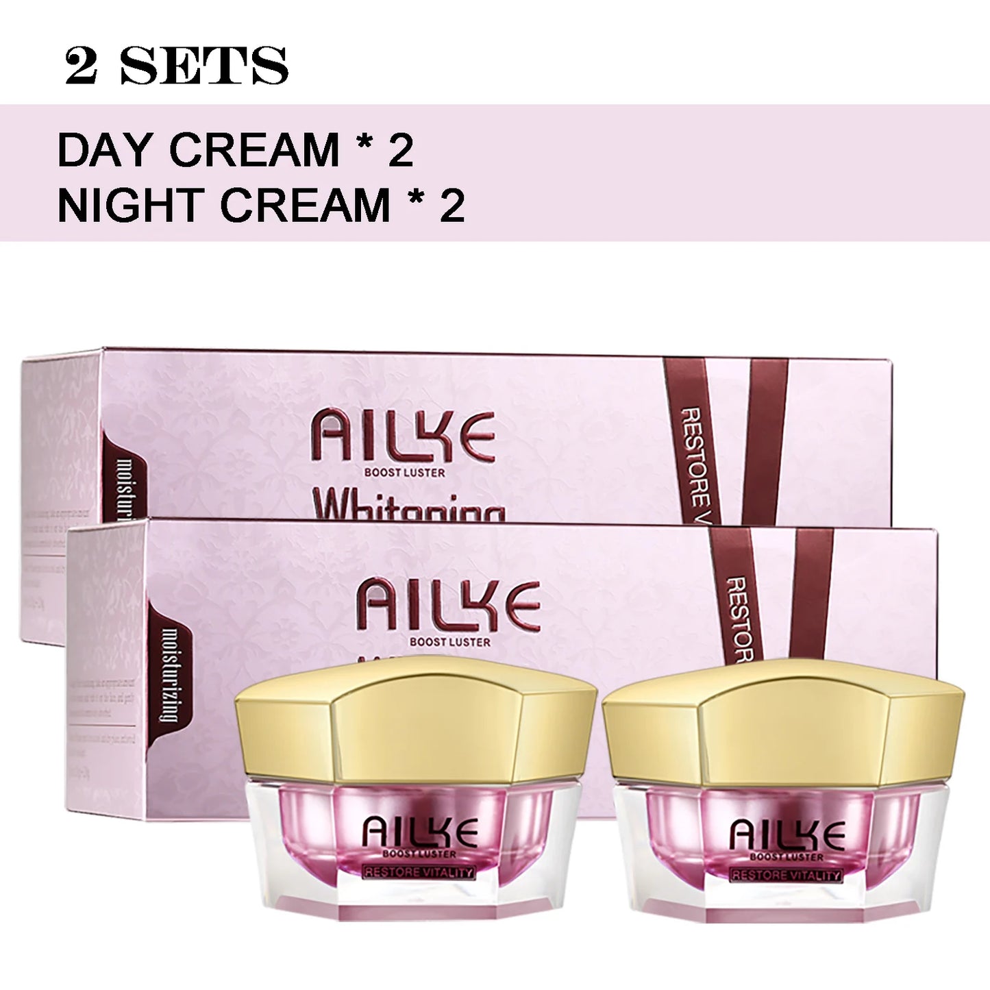 AILKE Face Cream With Hyaluron Whitening Moisturizing Care