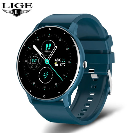 LIGE 2024 New Men Smart Watch Real-time Activity Tracker