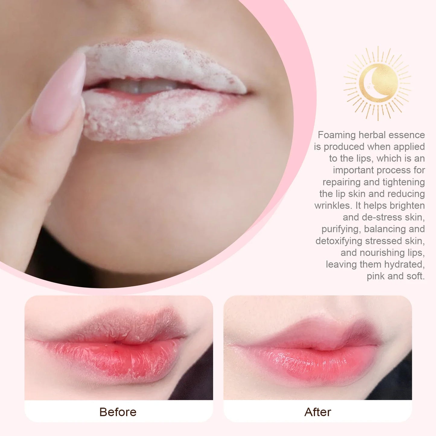 3PCS Bubble Lip Balm Reduces Lip Lines Remove Dead Skin Fade Lip Line Anti Cracked Moisturizing Lip Gloss Wholesale Set Makeup