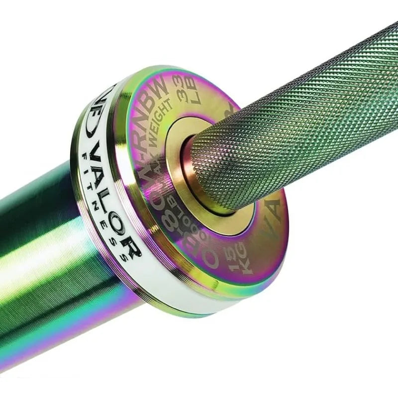 Valor Fitness Barbells - 80in 35lb Weight Bar for Home Gym