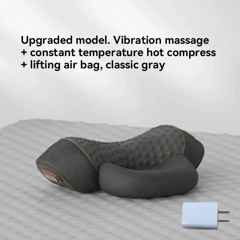 Okayso 3-in-1 Neck Massage Pillow with Heat and Memory Foam