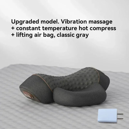 Okayso 3-in-1 Neck Massage Pillow with Heat and Memory Foam