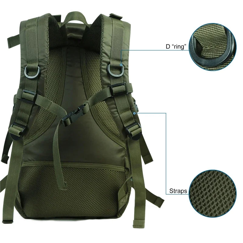Lightweight Waterproof Travel Hiking Backpack for Men