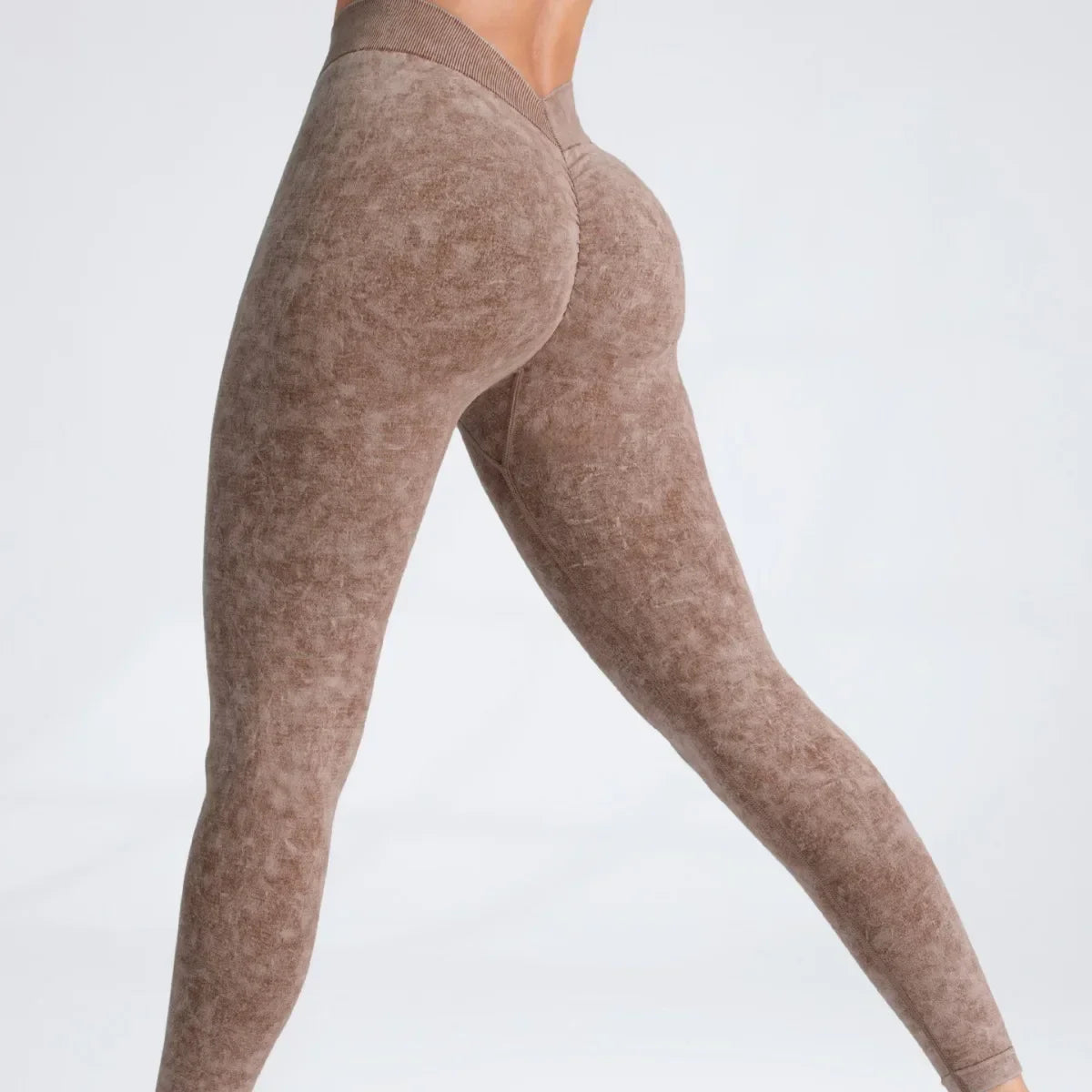 V Back Yoga Pants Women Workout Sport Leggings Fitness Seamless Leggings Girl Gym Tights Scrunch Push Up Sportswear US Warehouse