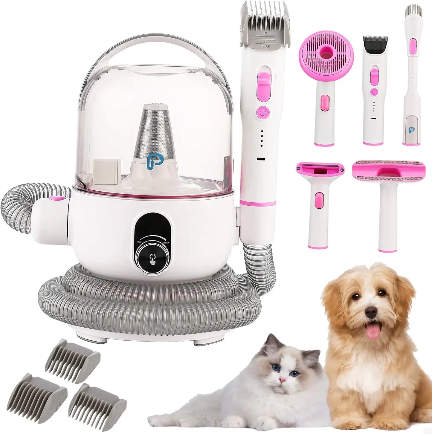 Pet Grooming Vacuum, Multi-Functional Dog Hair Groomer