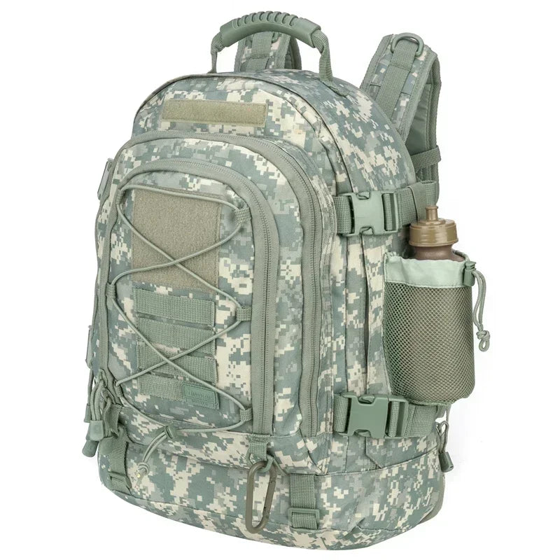 LQARMY 60L Military Tactical Backpack for Outdoor Travel