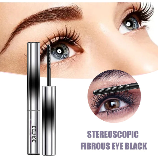 EELHOE Waterproof Mascara Lengthening Black Lash Eyelash Extension Eye Lashes Long-wearing Black Color Mascara Comestic