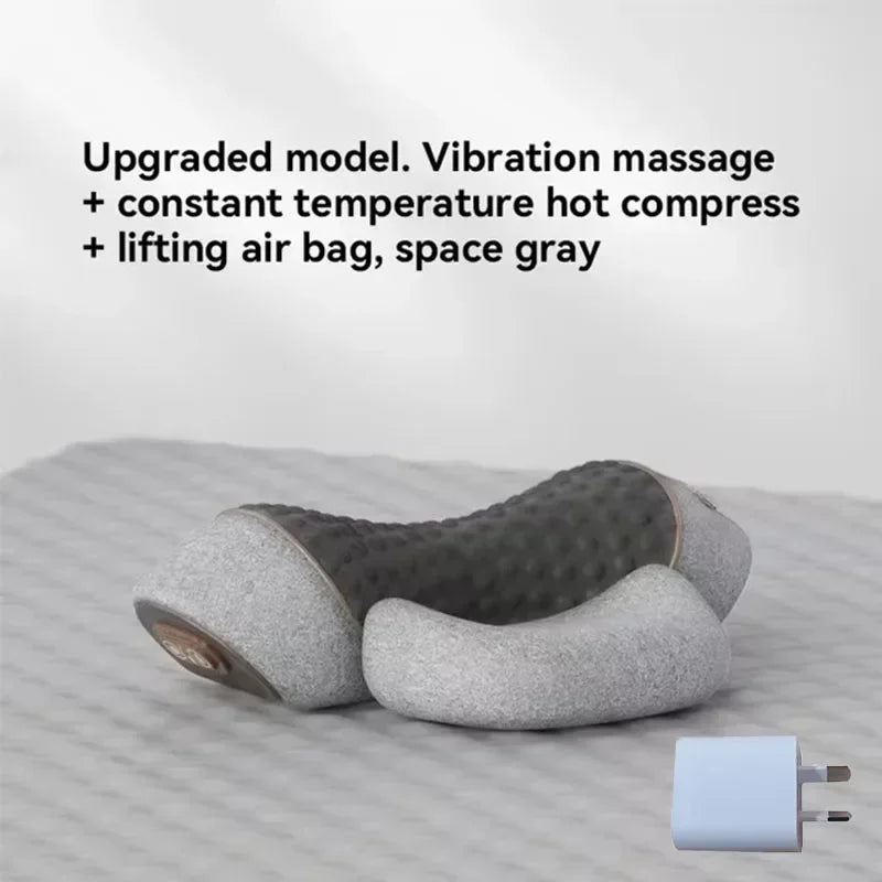 Okayso 3-in-1 Neck Massage Pillow with Heat and Memory Foam
