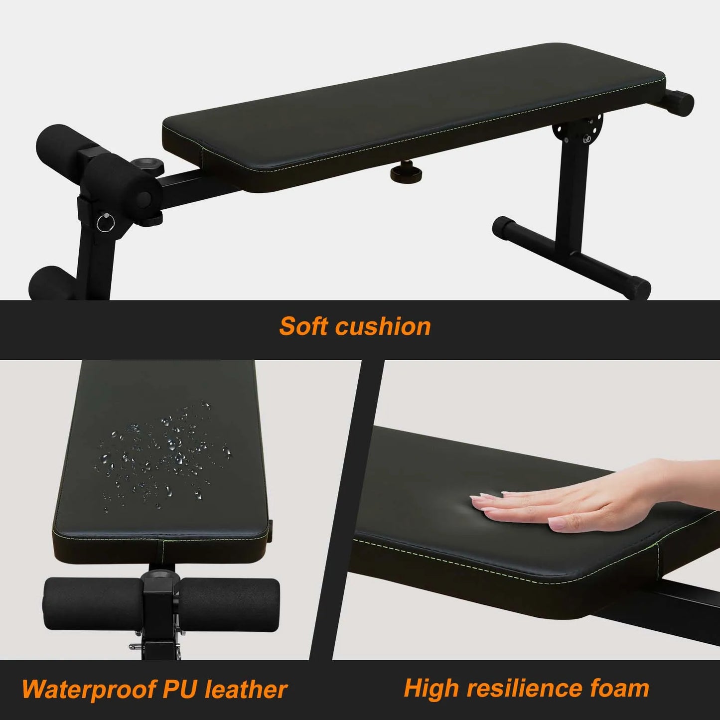 Power Tower With Bench Pull Up Bar Dip Station Fitness Rack