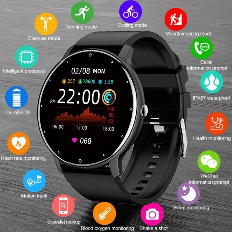 LIGE 2024 New Men Smart Watch Real-time Activity Tracker