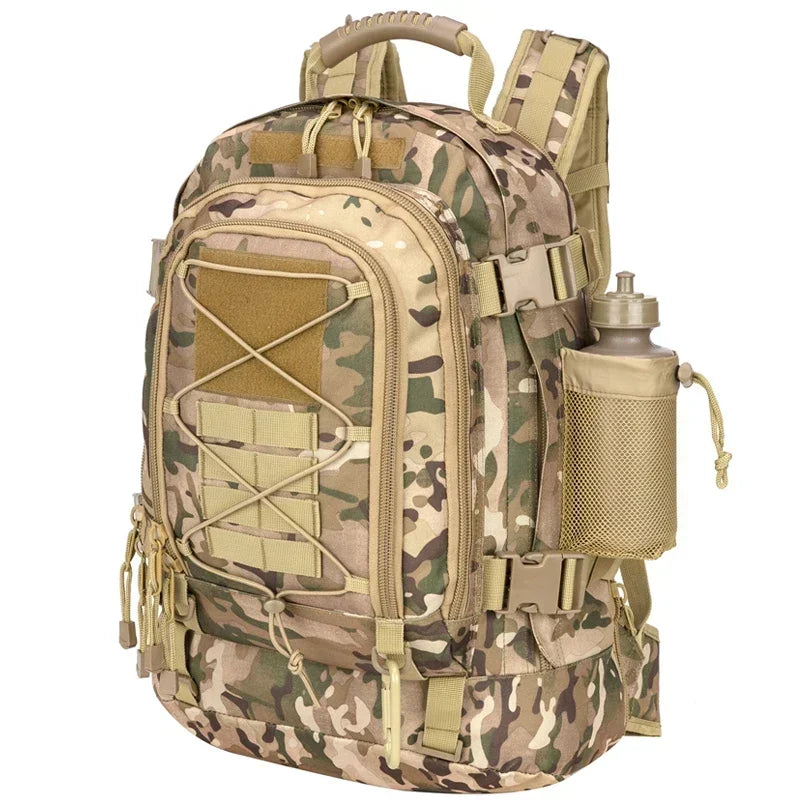 LQARMY 60L Military Tactical Backpack for Outdoor Travel