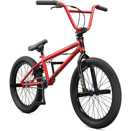 Mongoose Legion Kids Freestyle BMX Bike, Intermediate Rider, Boys and Girls Bikes, 20-Inch Wheels, Hi-Ten Steel Frame