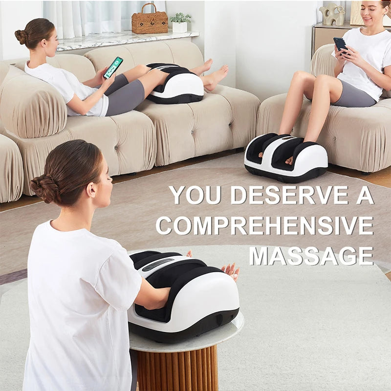 Nekteck Electric Foot Massager Shiatsu Kneading Deep Tissue Relax Roller Calf Pain Relief Fatigue Muscles Smart Foot Spa Machine