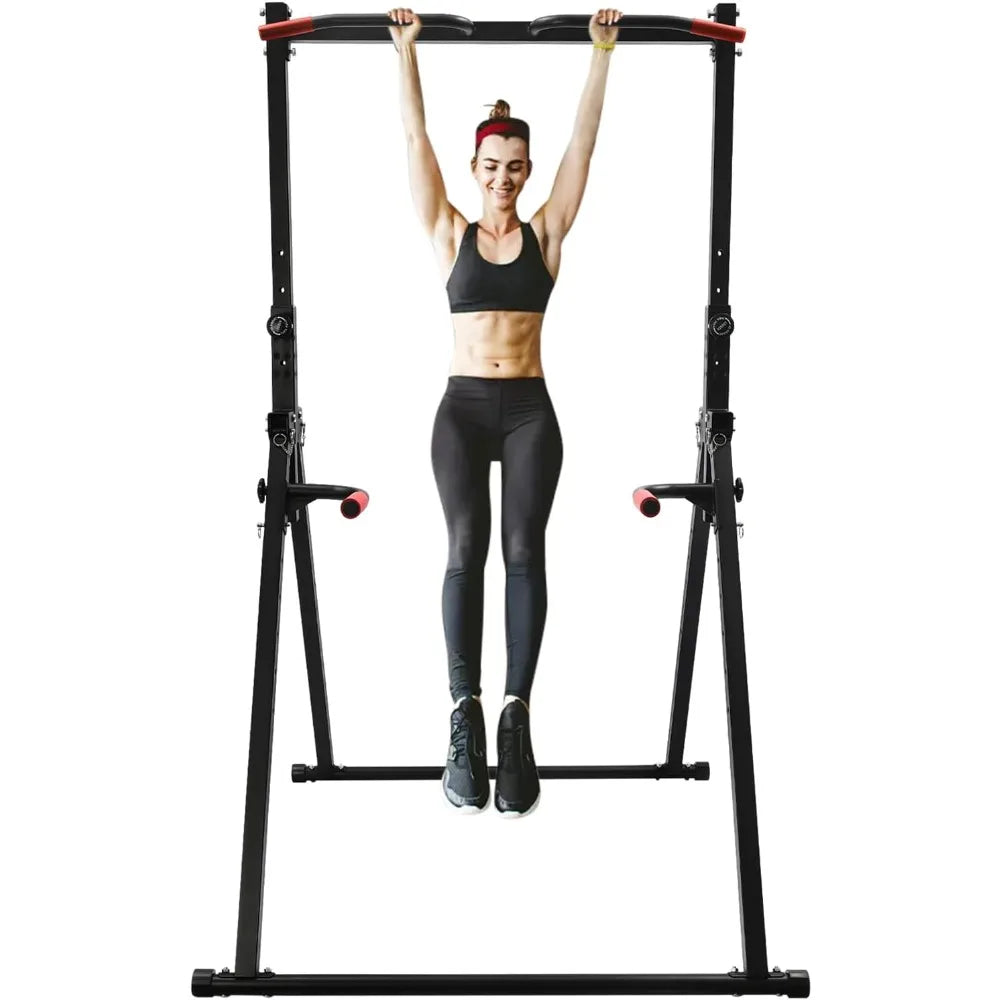Foldable Power Station Pull-Up Bar Freestanding Tower