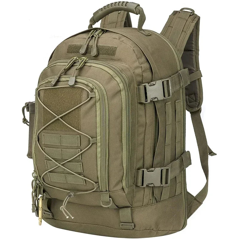 LQARMY 60L Military Tactical Backpack for Outdoor Travel