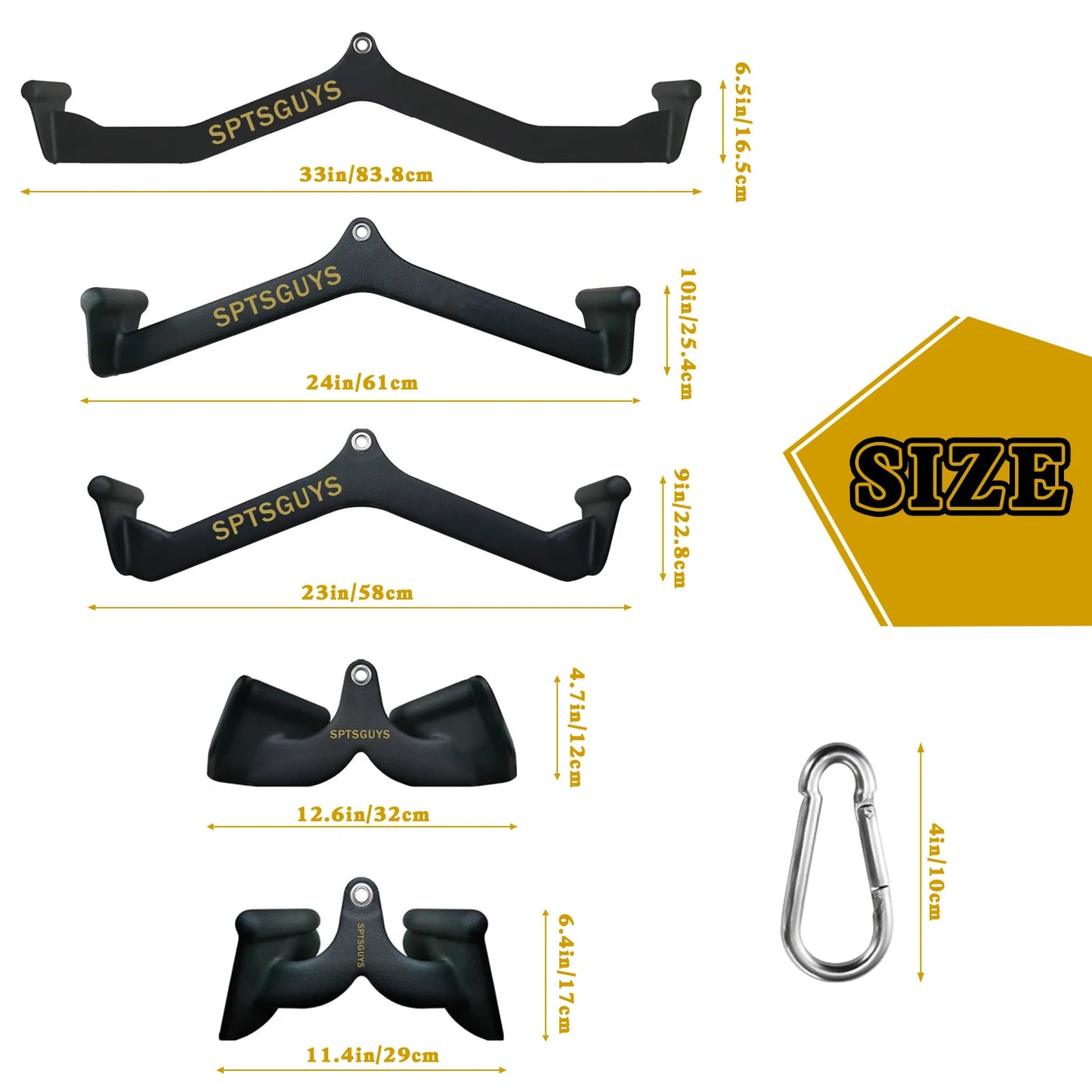 Home Gym Fitness Lat Pull Down Bar LAT Pulldown Attachments