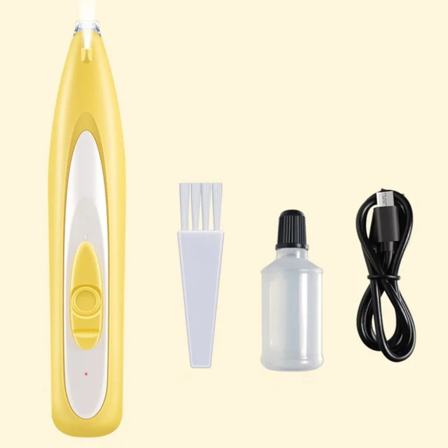 Pet Dog Groomer Trimmer with LED Grooming Lamp USB Charging