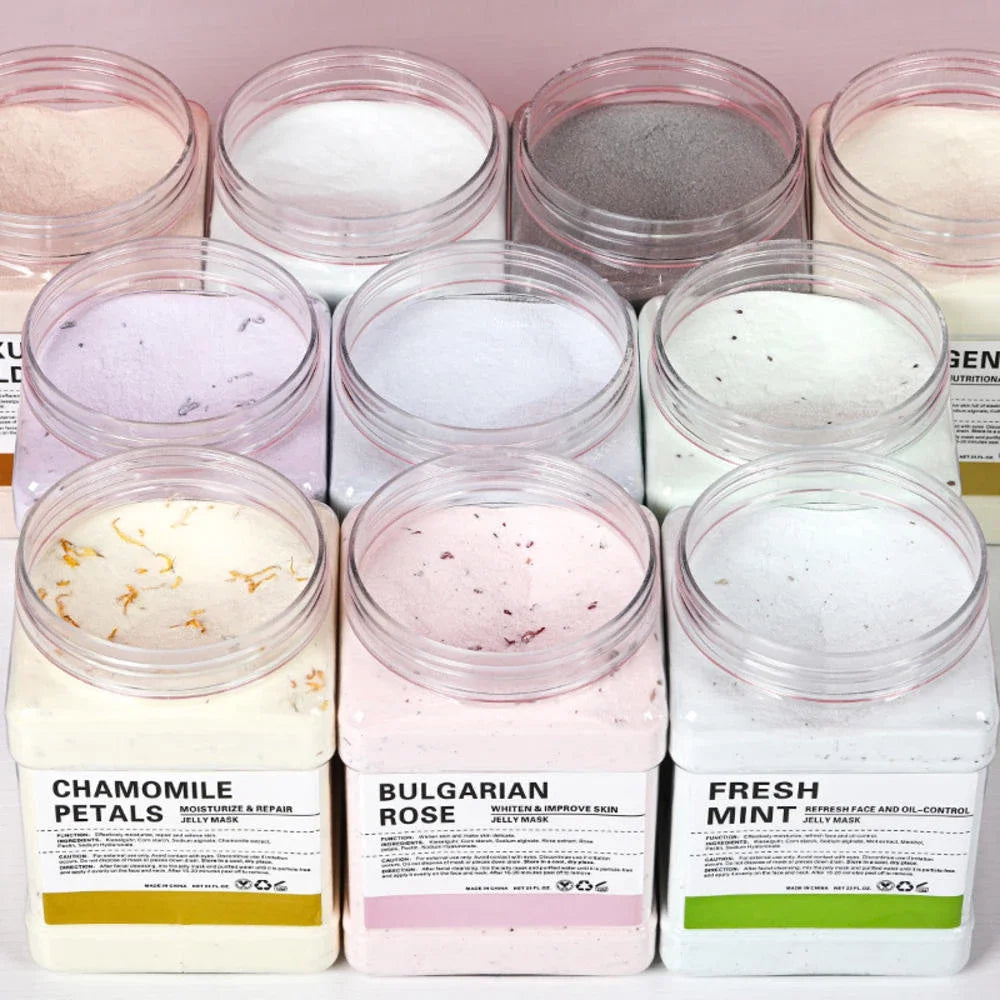 6PCS Jelly Mask Powder Wholesale 650G Professional Masks Beauty Salon Use