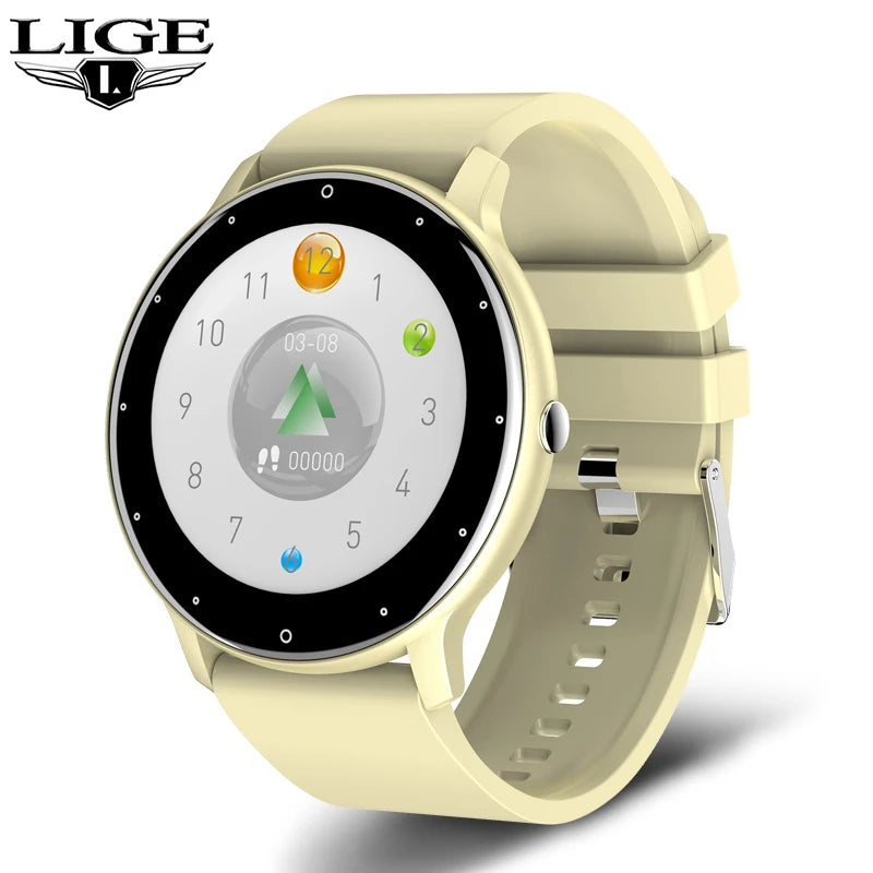 LIGE 2024 New Men Smart Watch Real-time Activity Tracker