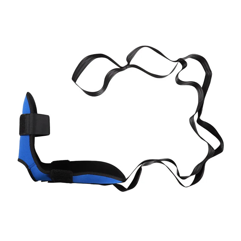 Foot and Calf Stretcher-Stretching Strap For Plantar Fasciitis,Achilles Tendonitis & Hamstring. Yoga Foot & Leg Stretch Strap