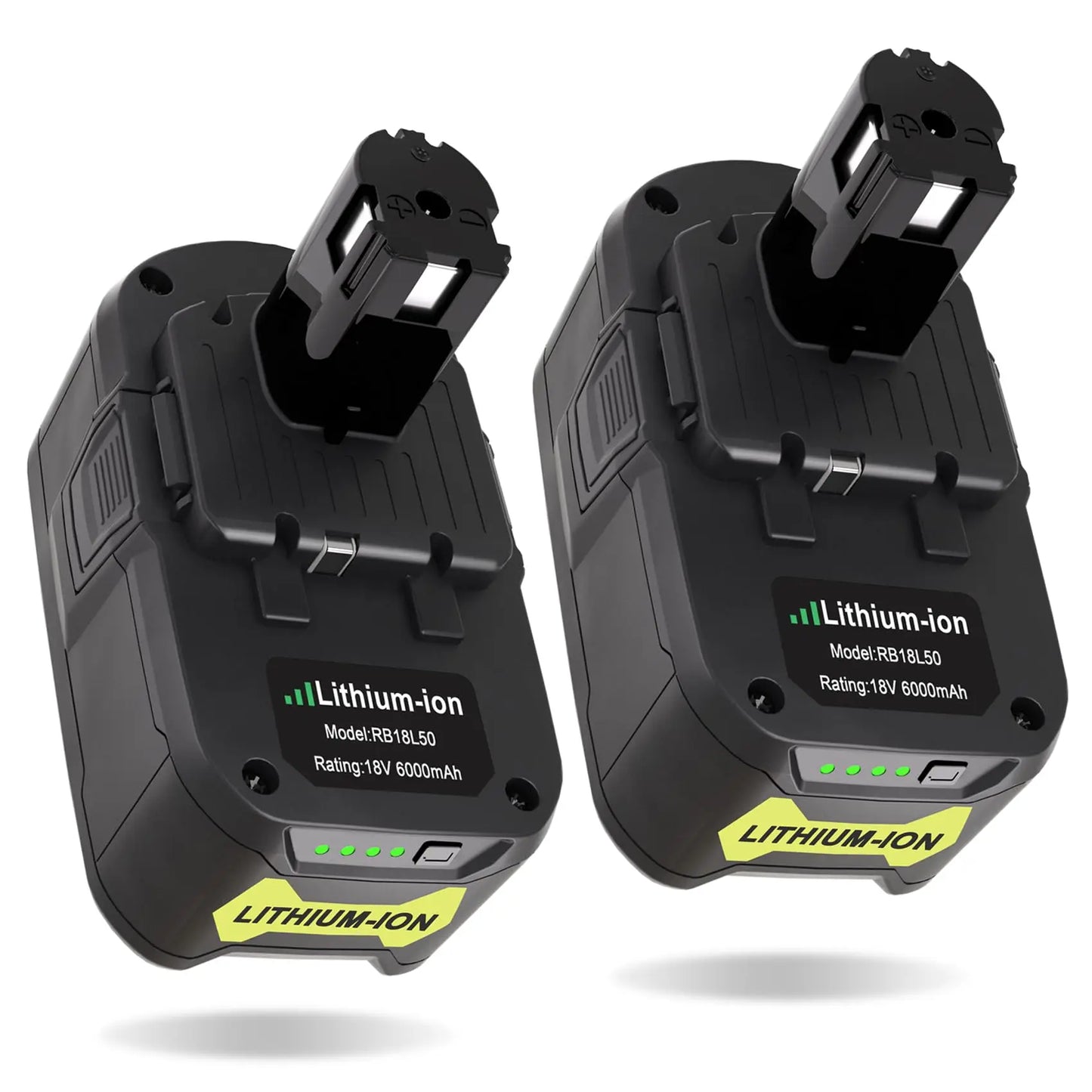 6Ah Ryobi One Plus 18v Battery Lithium for P108 P102 P103 P104 P105 P107 P109 P122 PBP005 RB18L50 Ryobi Battery Tool Accessory