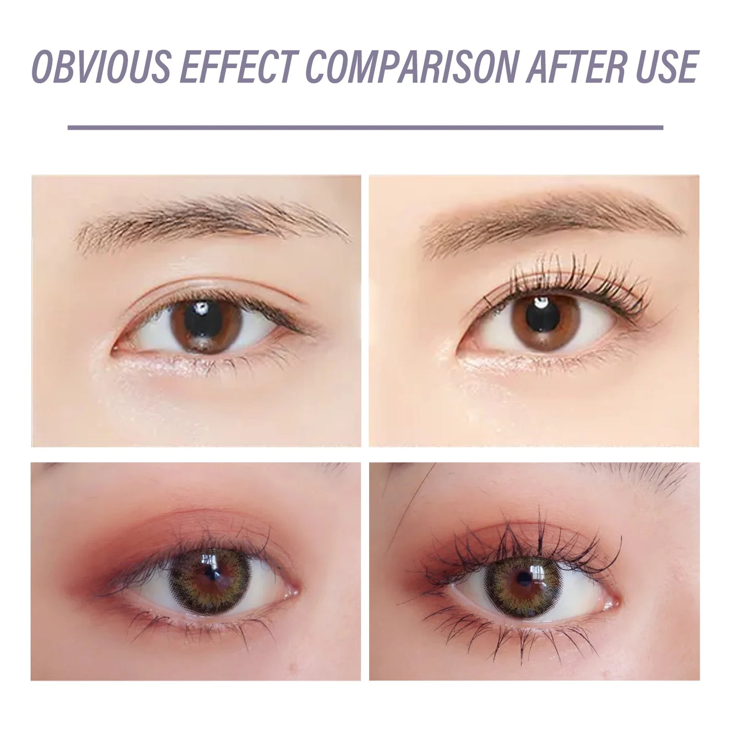 EELHOE Waterproof Mascara Lengthening Black Lash Eyelash Extension Eye Lashes Long-wearing Black Color Mascara Comestic