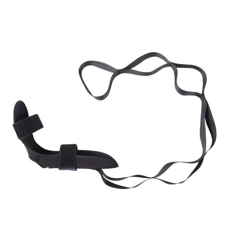 Foot and Calf Stretcher-Stretching Strap For Plantar Fasciitis,Achilles Tendonitis & Hamstring. Yoga Foot & Leg Stretch Strap