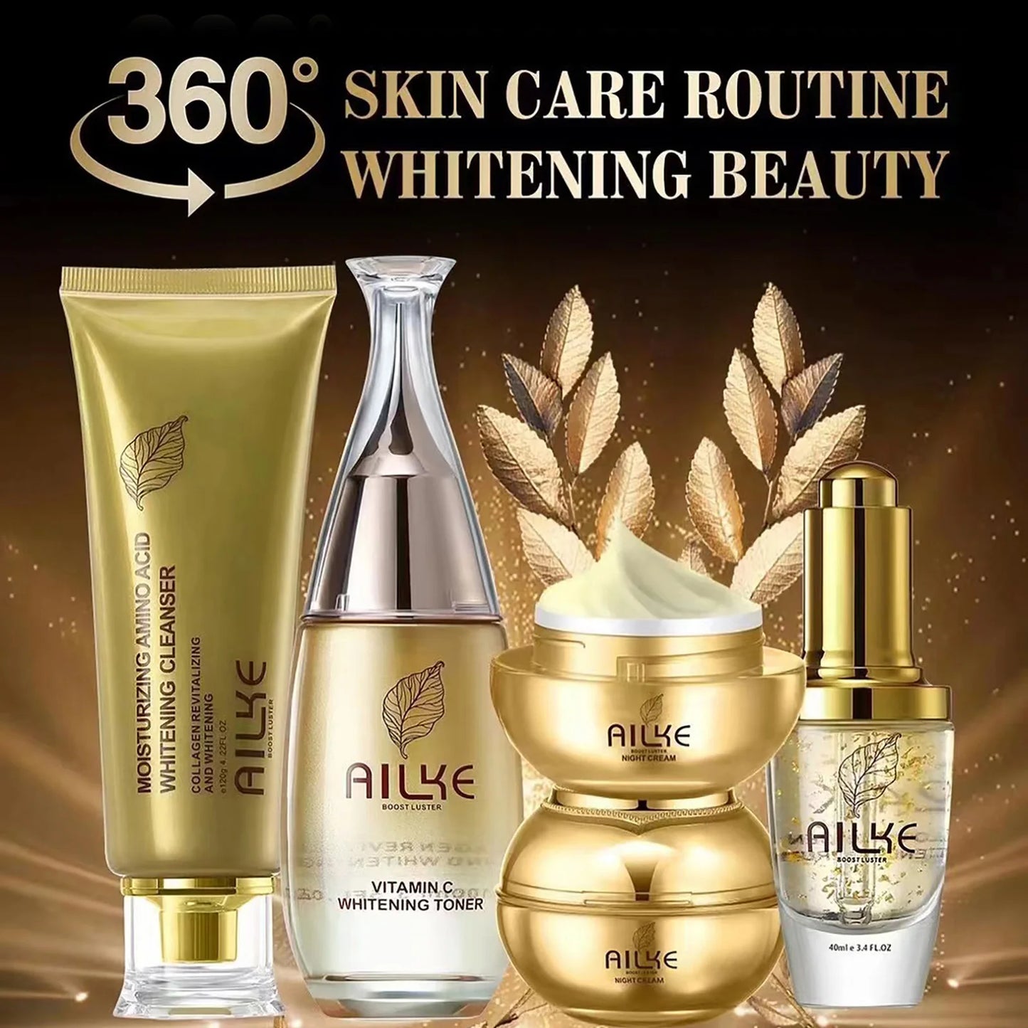 AILKE Cosmetics Facial Skin Care Sets Moisturizing Whitening