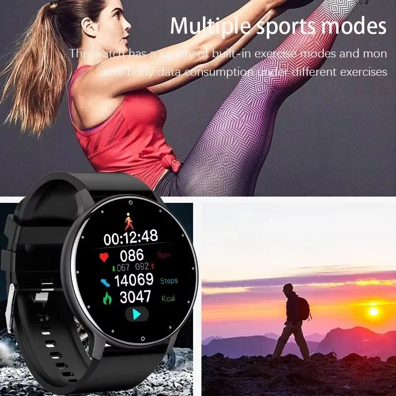 LIGE 2024 New Men Smart Watch Real-time Activity Tracker