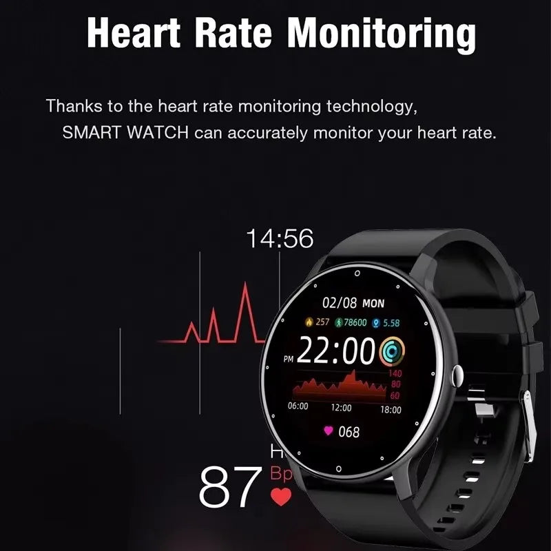 LIGE 2024 New Men Smart Watch Real-time Activity Tracker