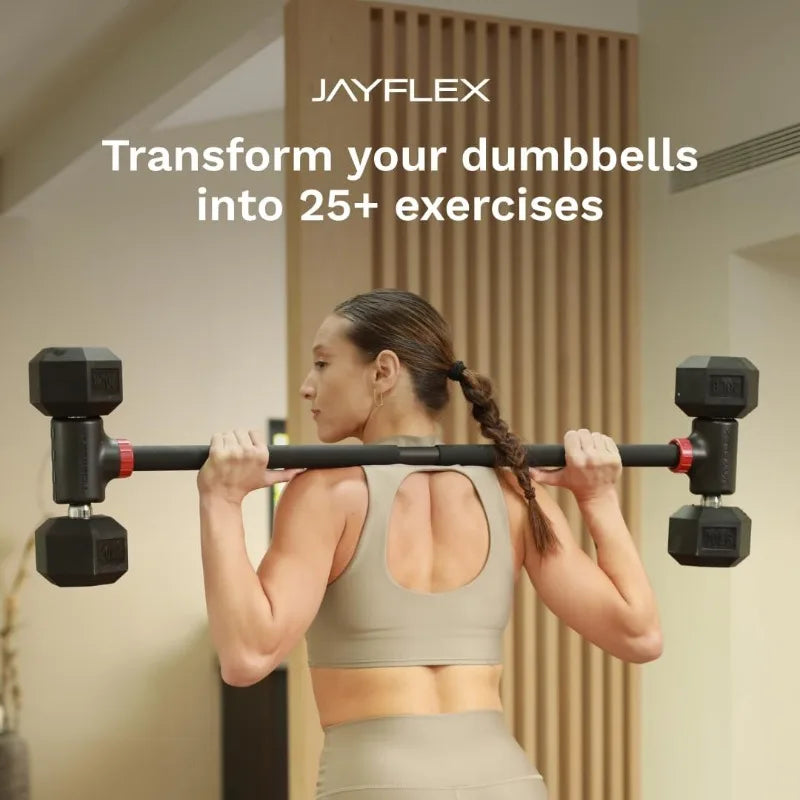 Jayflex Hyperbell Dumbbell Converter Adjustable Barbell Set
