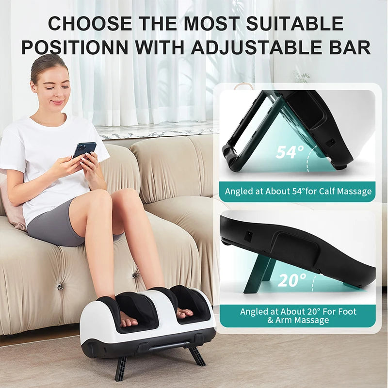 Nekteck Electric Foot Massager Shiatsu Kneading Deep Tissue Relax Roller Calf Pain Relief Fatigue Muscles Smart Foot Spa Machine